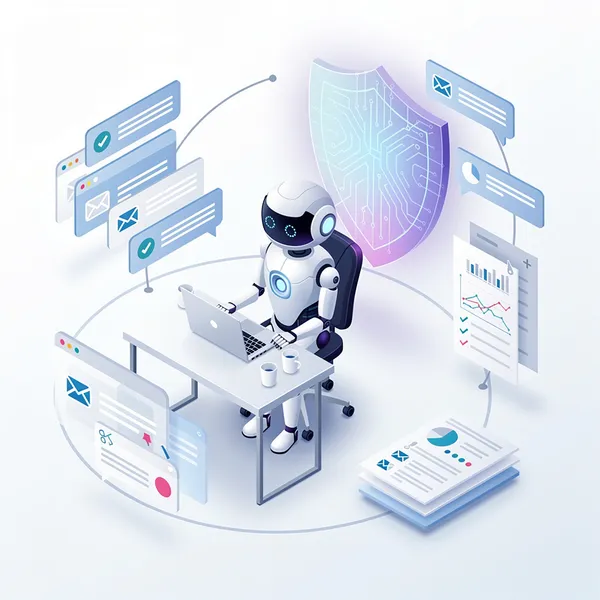 AI agent working autonomously